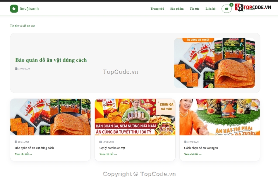 đồ ăn vặt,web bán đồ ăn vặt,bán hàng